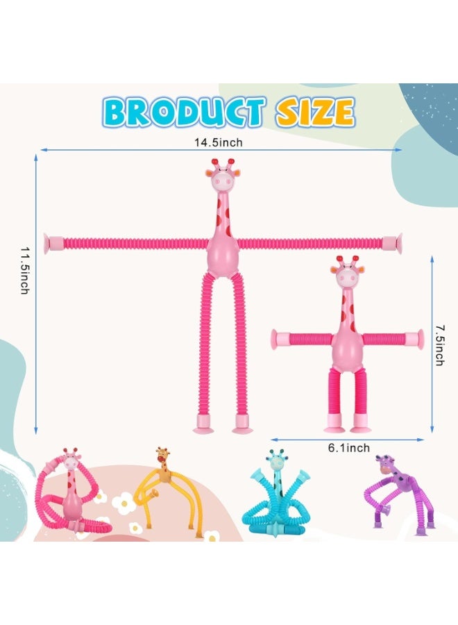 لعبة زرافة تلسكوبية ممتدة بأكواب شفط للأطفال والفتيان والفتيات، لعبة استكشاف حسي مبتكرة Pop Tube Fidget Toy، لعبة تلسكوبية ممتدة للتسلية والسفر والطائرات، لعبة تحسين المهارات الحركية الدقيقة، ألعاب تعليمية للأطفال من سن 3 سنوات، لعبة تفاعلية للأطفال المصابين بالتوحد أو السلوك الحركي المفرط، لعبة تربوية لتعزيز الإبداع والتفكير الخيالي، ألوان زاهية متعددة للأطفال، هدية عيد ميلاد، عيد الحب، سلة هدايا عيد الفصح، ألعاب ممتدة قابلة للتوصيل والتشكيل، لعبة تعليمية مسلية لتطوير التنسيق بين اليد والعين، لعبة للأطفال في السيارة والمنزل والمدرسة، هدية مثالية للأطفال الصغار والفتيان والفتيات، لعبة ممتدة مرنة وآمنة، لعبة شعبية لأعياد الميلاد والمناسبات والحفلات والهدايا - Image 3